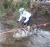 Louise Moore racing at Hagley Park, Rugeley - February 2004