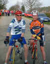 Mike and Lorna Webb after finishing the Royal Sutton RR - April 2003