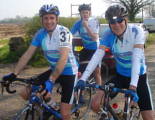 Paul W, Reiner and Andrew after the Yoxhal RR April 2007