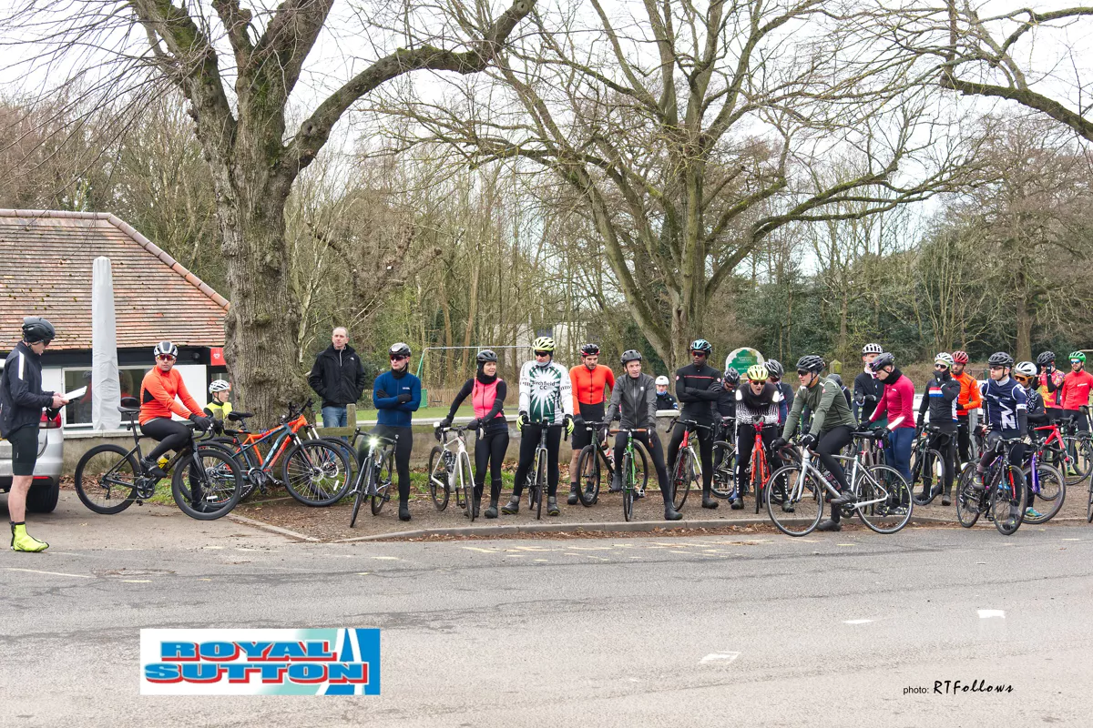 Group shot at the start